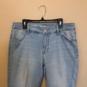 Light Blue Size 10 Old Navy Rockstar Super skinny